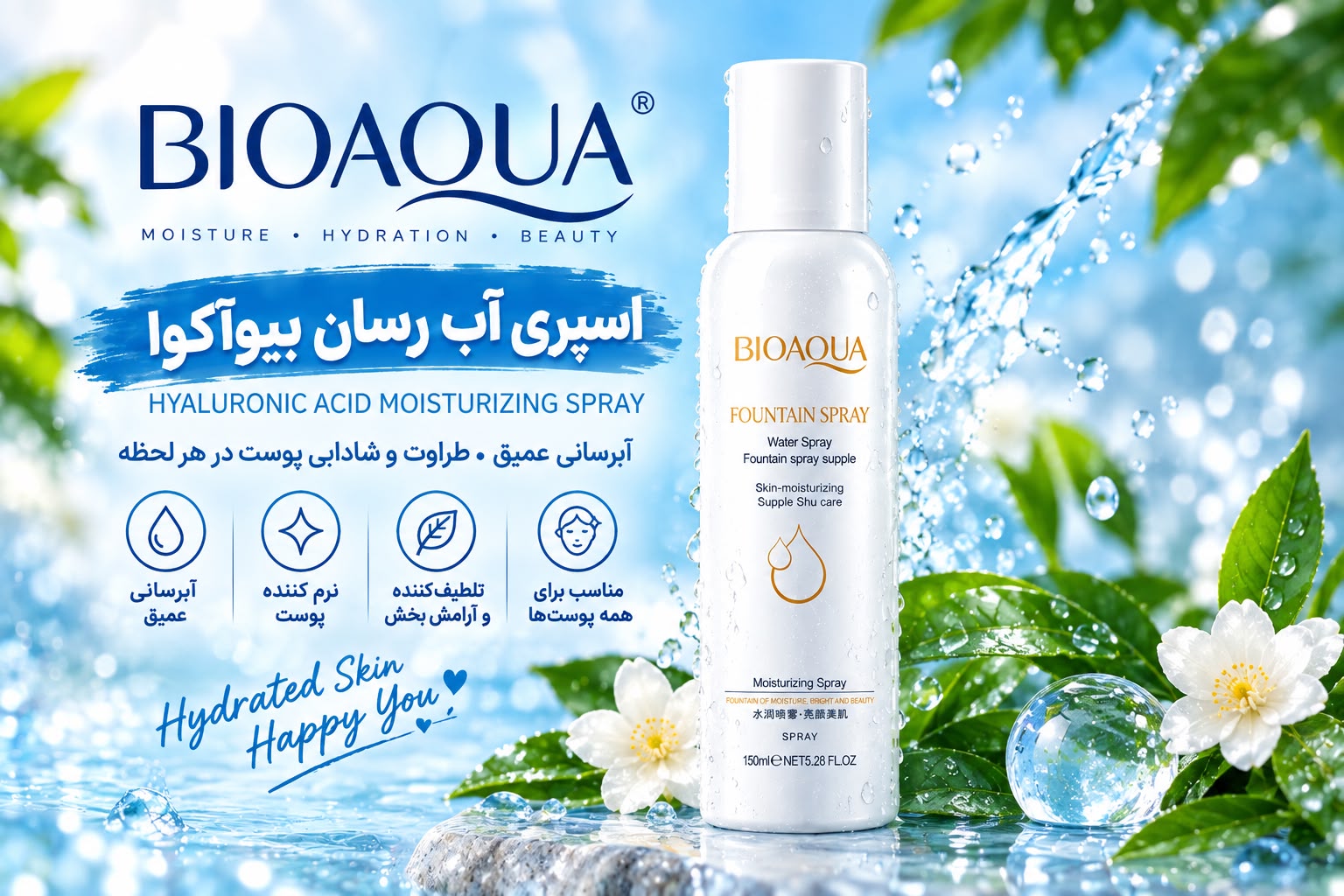 اسپری آبرسان آب معدنی مدل مینرال